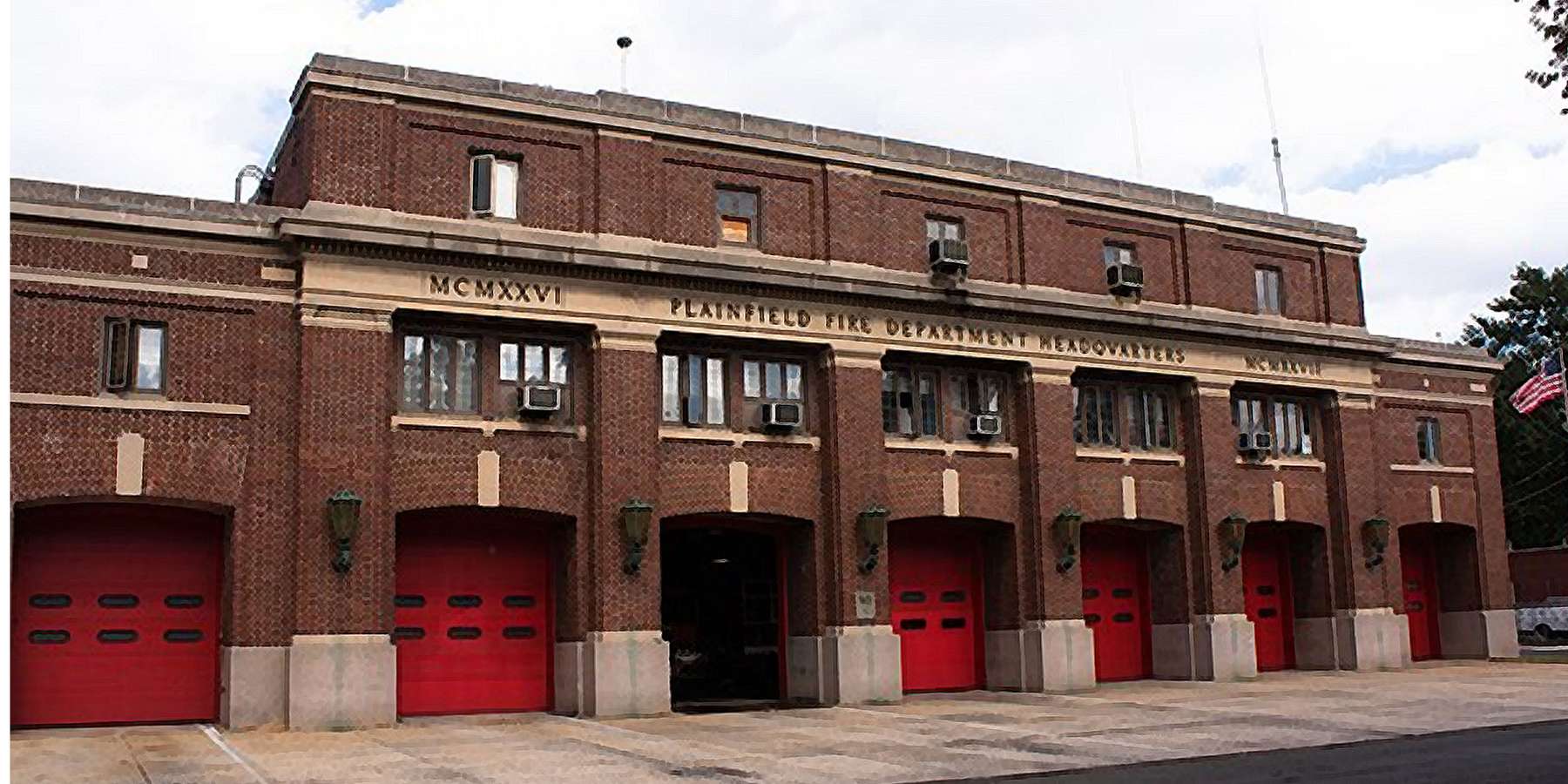 Photo of Plainfield Central Fire Headquarters in Plainfield, New Jersey Photo of Plainfield Central Fire Headquarters in Plainfield, New Jersey
