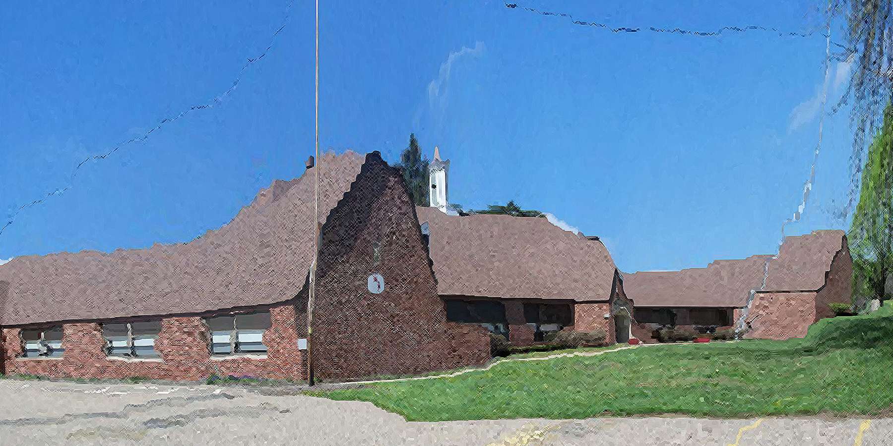 Photo of York Township School in Philadelphia, New York Photo of York Township School in Philadelphia, New York