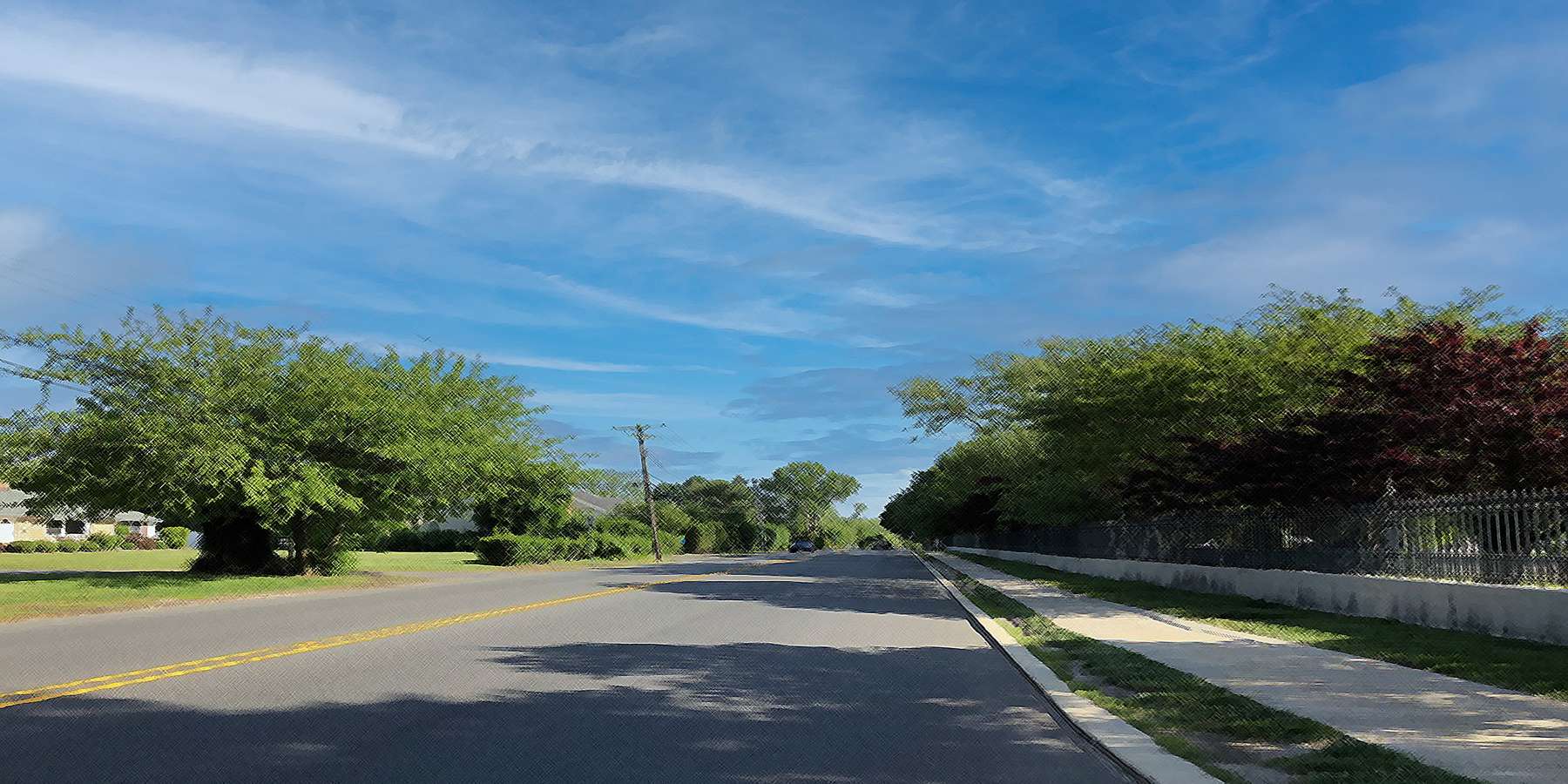 Photo of the Monmouth County Road Route in West Long Branch, New Jersey Photo of the Monmouth County Road Route in West Long Branch, New Jersey