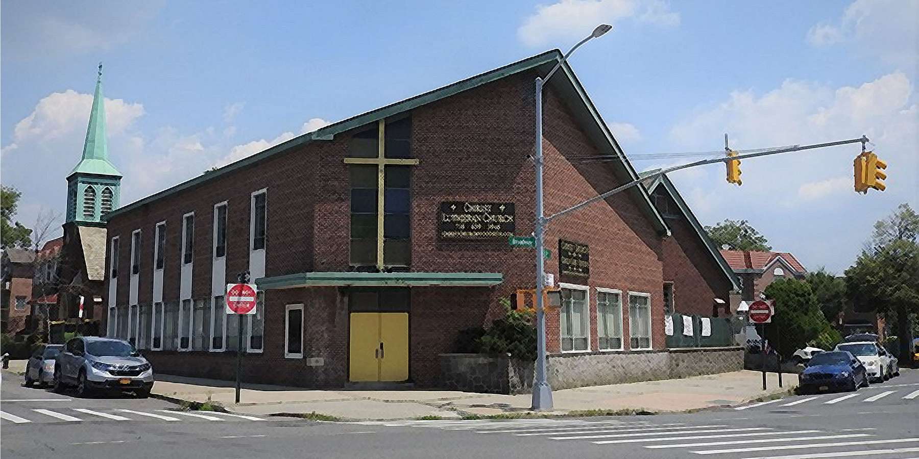 A Photo of Christ Lutheran Church in Woodside, New York A Photo of Christ Lutheran Church in Woodside, New York