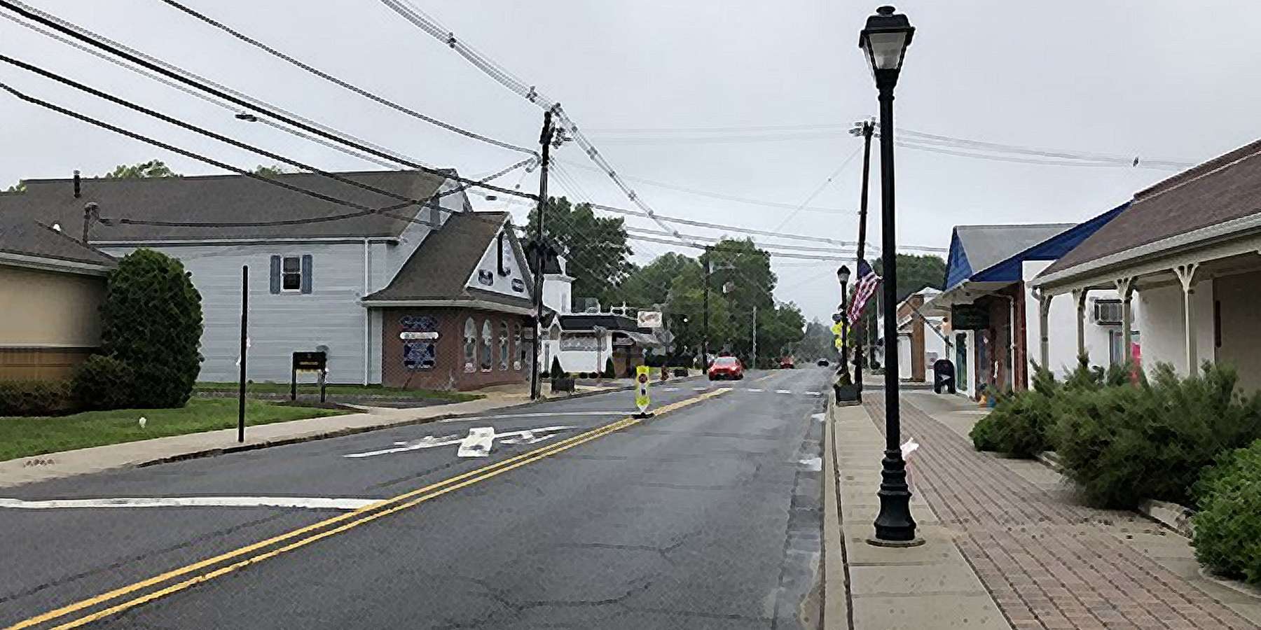 A Photo of Railroad Avenue in Farmingdale, New Jersey A Photo of Railroad Avenue in Farmingdale, New Jersey