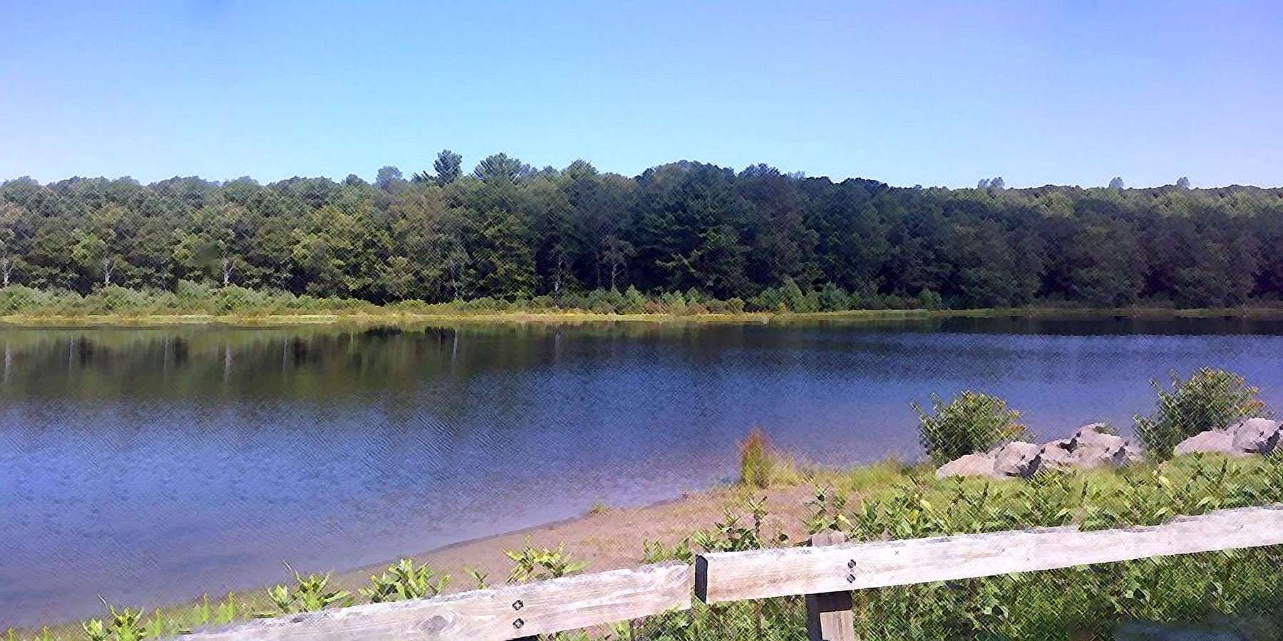 Photo of the Lake in Bear Creek, Pennsylvania Photo of the Lake in Bear Creek, Pennsylvania