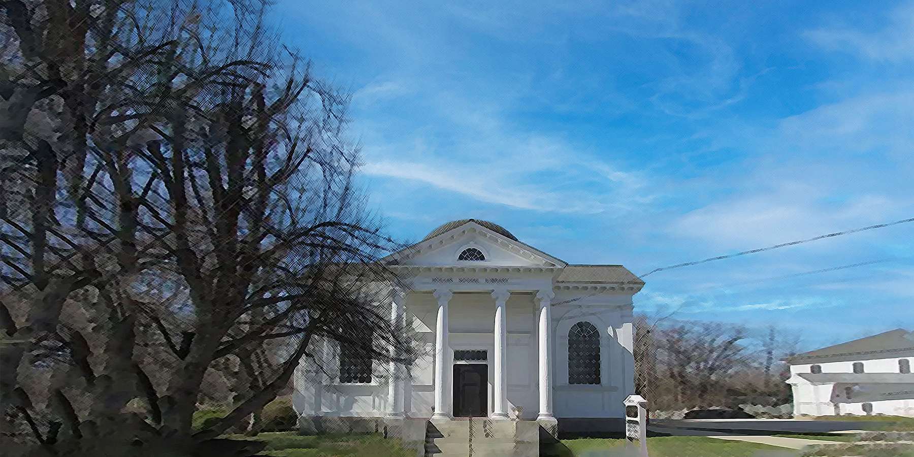 Photo of the Social Library in Hollis Center, Maine Photo of the Social Library in Hollis Center, Maine