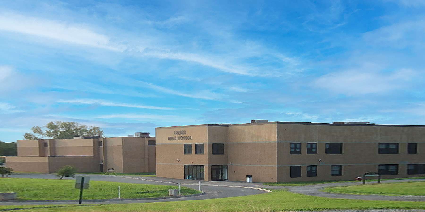 Photo of Leonia High School in Leonia, New Jersey Photo of Leonia High School in Leonia, New Jersey