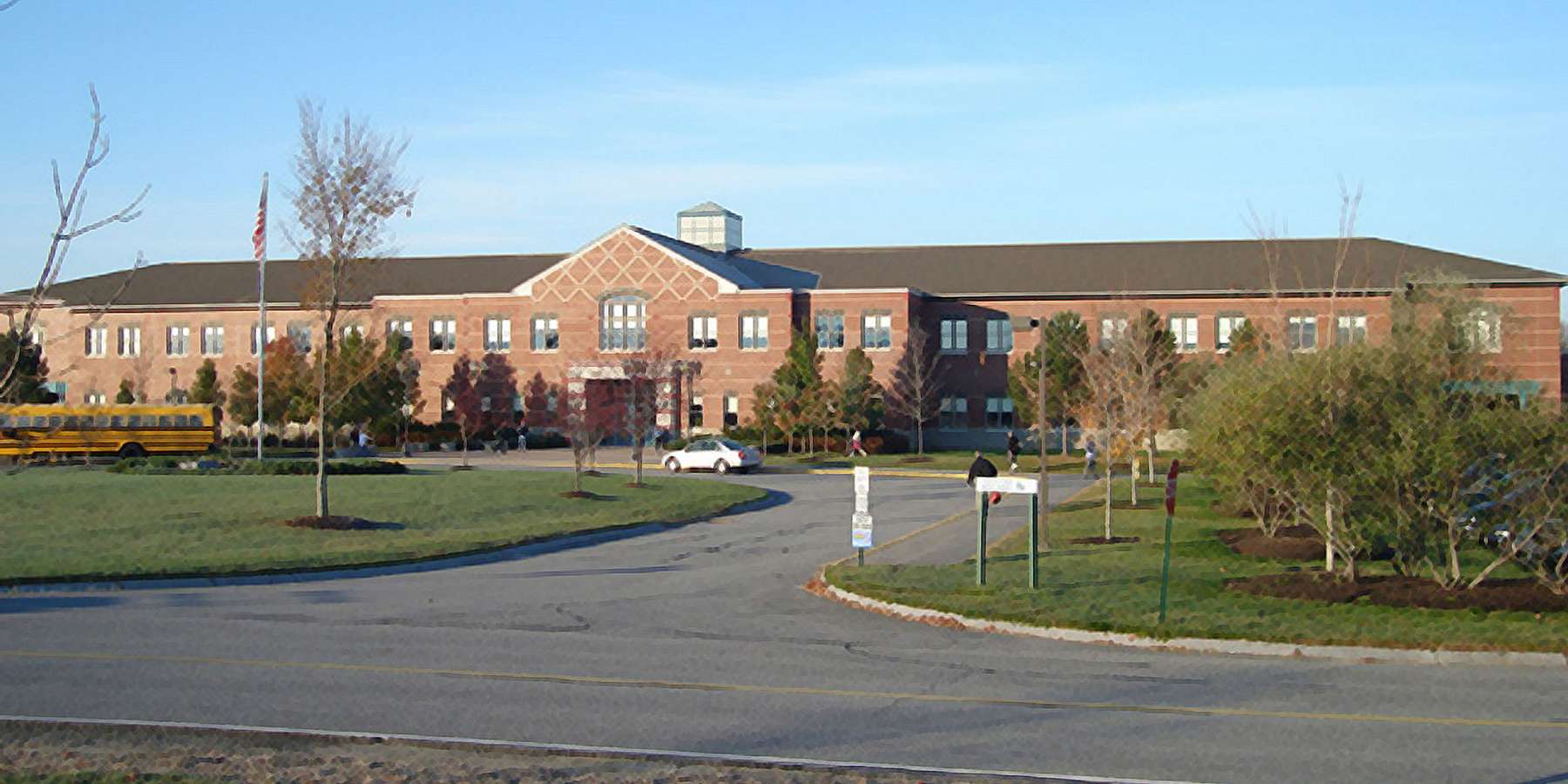 Photo of Brunswick High School in Brunswick, Maine Photo of Brunswick High School in Brunswick, Maine