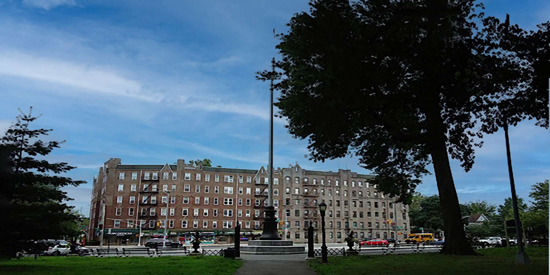 Photo of the Monument Gate of Forest Park in South Richmond Hill, New York Photo of the Monument Gate of Forest Park in South Richmond Hill, New York