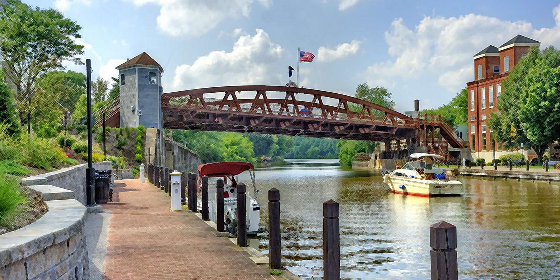 Photo of the Lift Bridge in Fairport, New York Photo of the Lift Bridge in Fairport, New York