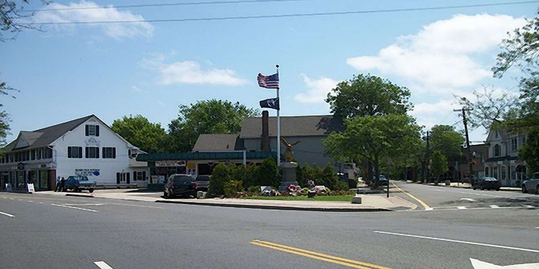 Photo of the Sayville War Memorial in Sayville, New York Photo of the Sayville War Memorial in Sayville, New York