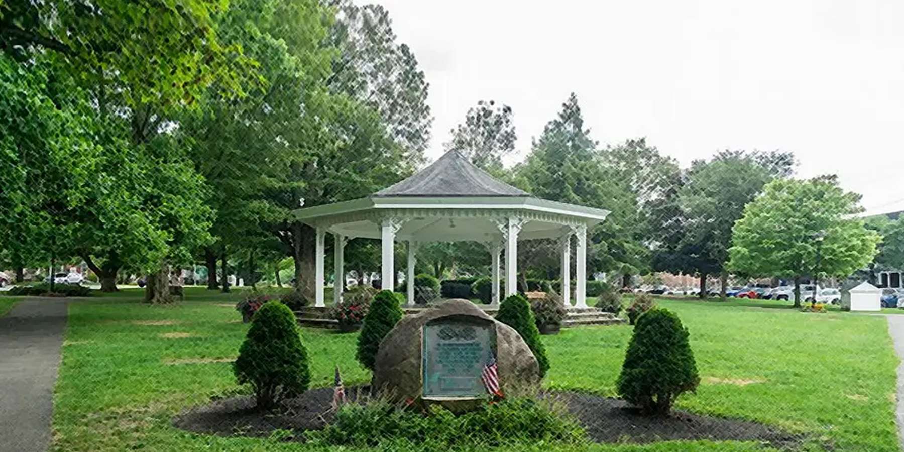 Photo of a Gazebo on the Village Green in Oneida, New York Photo of a Gazebo on the Village Green in Oneida, New York