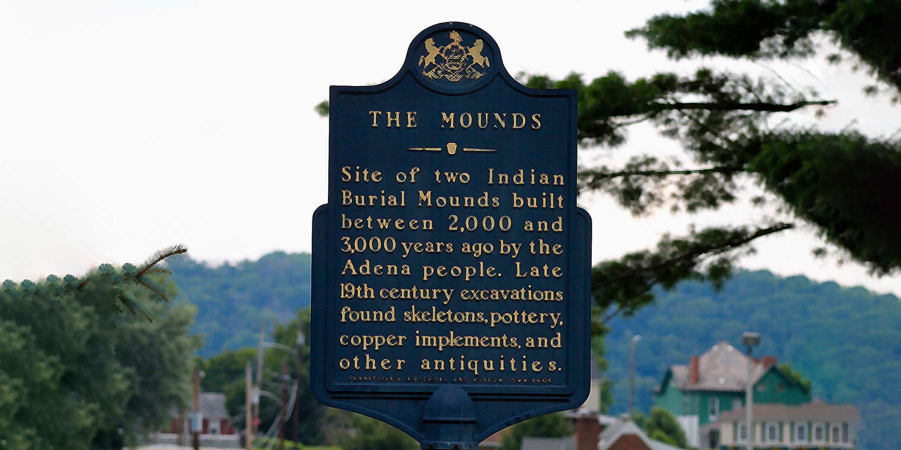 Photo of the Mounds Historical Marker in Monongahela, Pennsylvania Photo of the Mounds Historical Marker in Monongahela, Pennsylvania