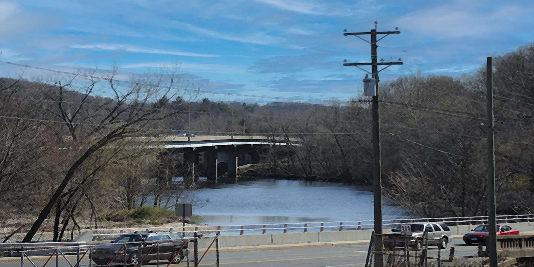 Photo of the Naugatuck River in Seymour, Connecticut Photo of the Naugatuck River in Seymour, Connecticut