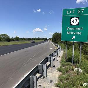 New Jersey State Route 47 Photo of New Jersey State Route 47 in Vineland, New Jersey