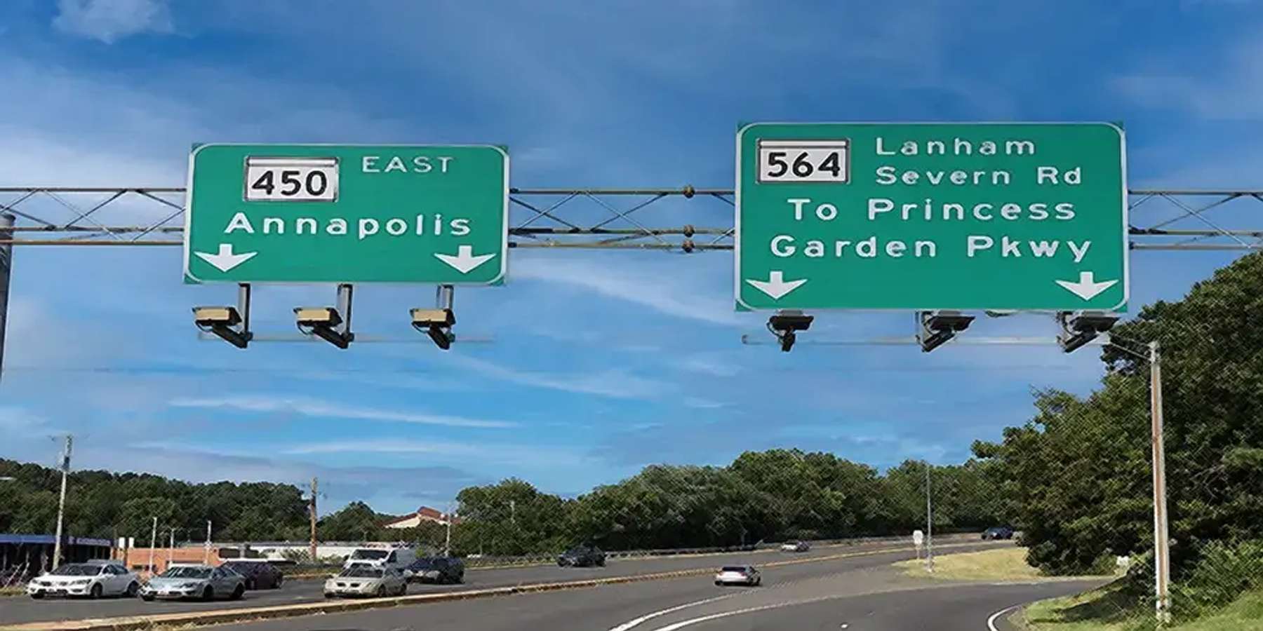 Photo of Maryland Route 450 in Lanham, Maryland Photo of Maryland Route 450 in Lanham, Maryland