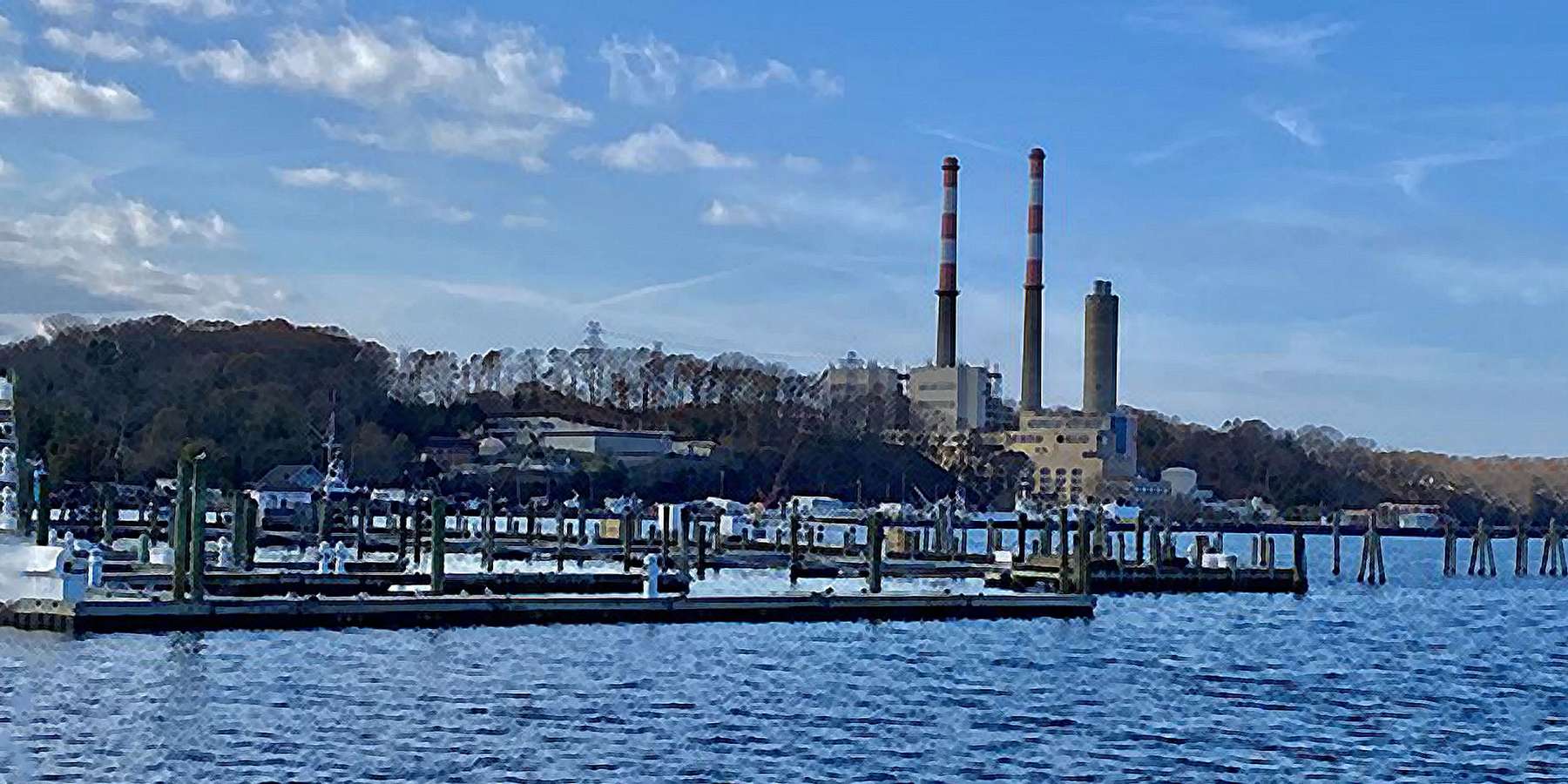 Photo of Port Jefferson Power Station in Jefferson, New York Photo of Port Jefferson Power Station in Jefferson, New York