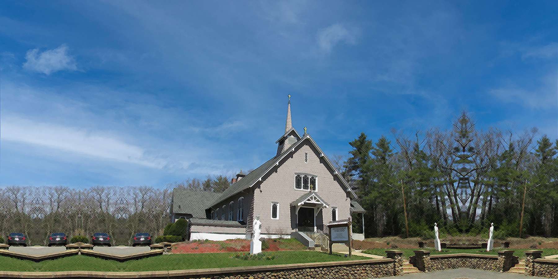 A photo of Saint Thomas Becket Catholic Church in Massachusetts A photo of Saint Thomas Becket Catholic Church in Massachusetts