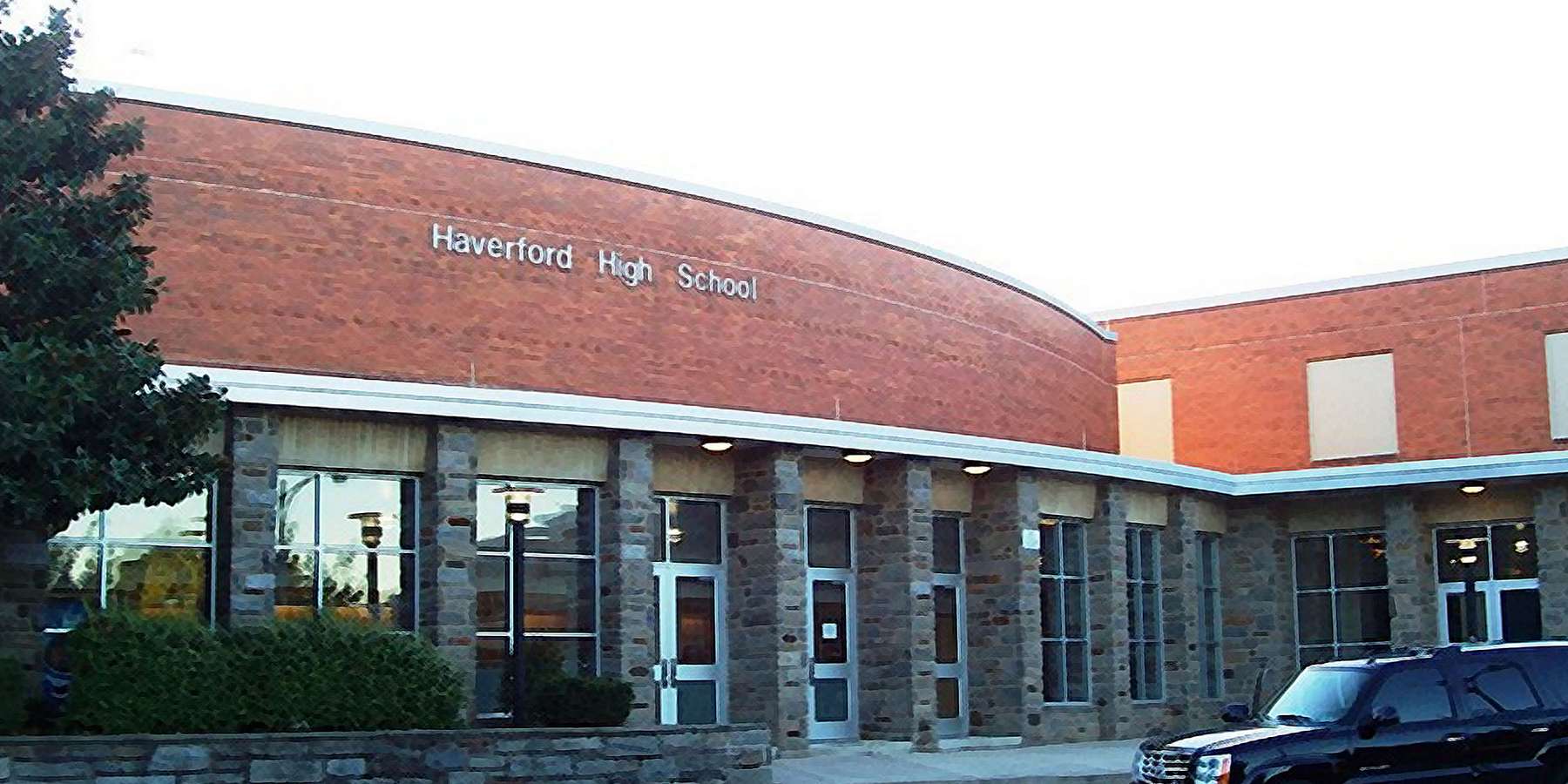 Photo of Haverford High School in Havertown, Pennsylvania Photo of Haverford High School in Havertown, Pennsylvania
