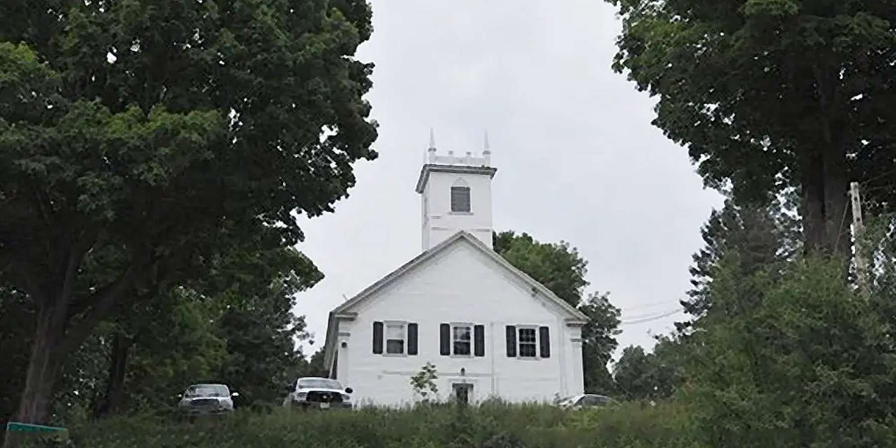 A photo of Center Church in Strong, Maine A photo of Center Church in Strong, Maine
