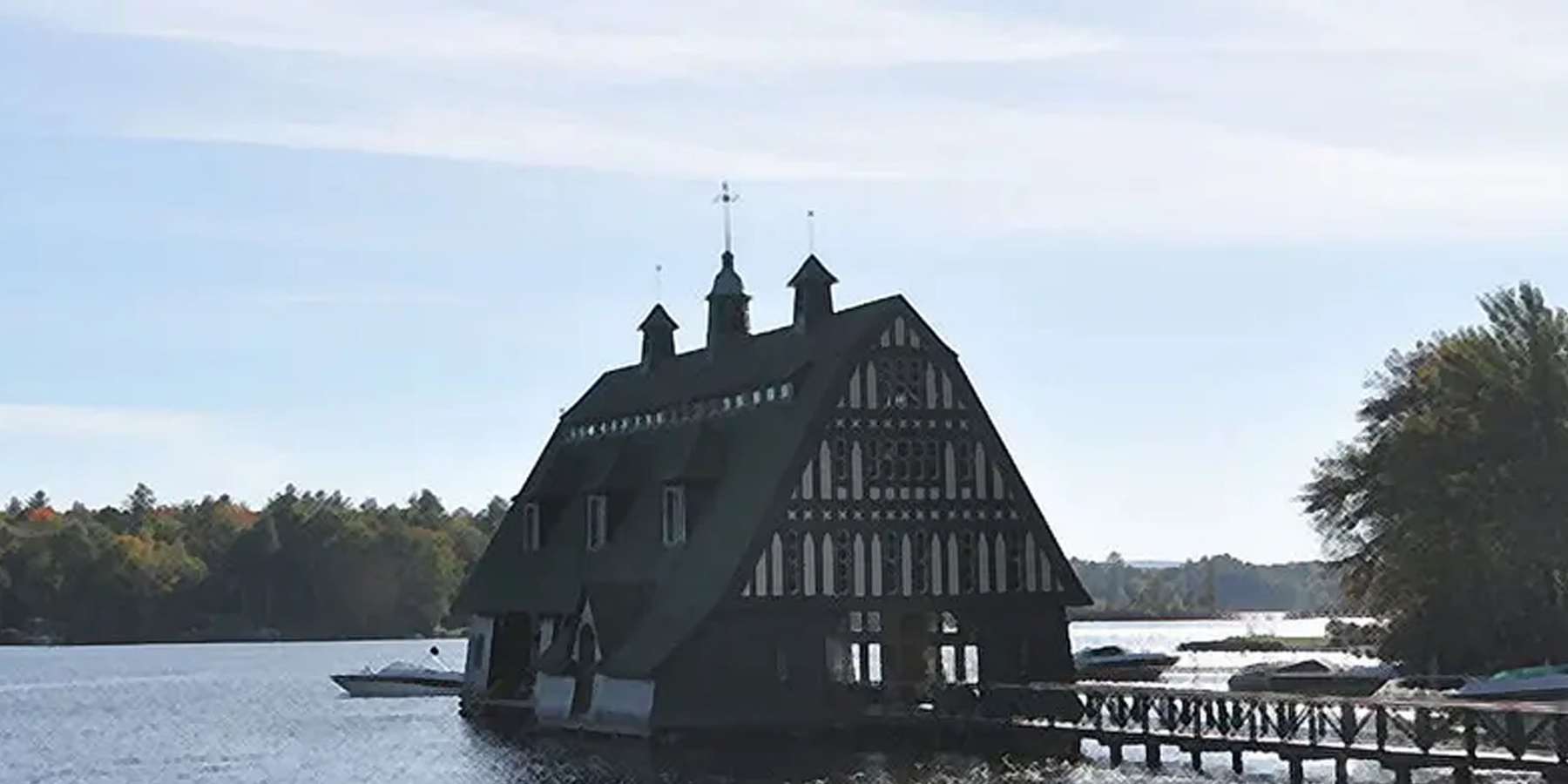 Photo of Swallow Boathouse in Moultonborough, New Hampshire Photo of Swallow Boathouse in Moultonborough, New Hampshire