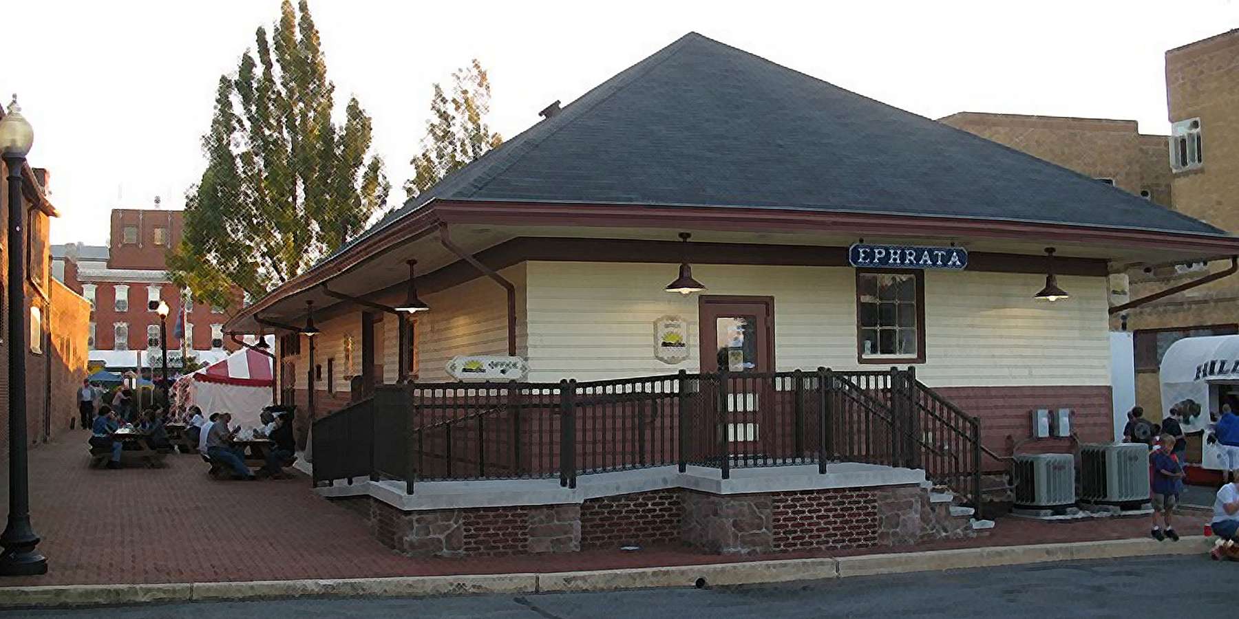 Photo of a Former Train Station in Ephrata, Pennsylvania Photo of a Former Train Station in Ephrata, Pennsylvania