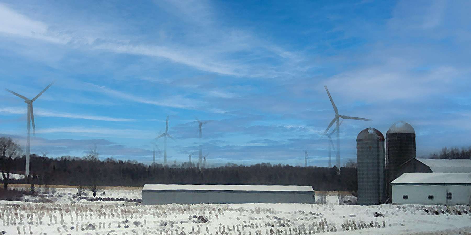 Photo of the Noble Chateaugay Wind Farm in Chateaugay, New York Photo of the Noble Chateaugay Wind Farm in Chateaugay, New York