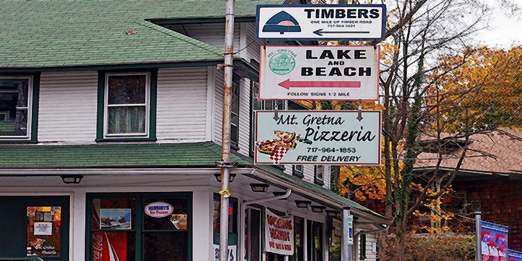 A photo of Mt. Gretna Pizzaria, Pennsylvania A photo of Mt. Gretna Pizzaria, Pennsylvania