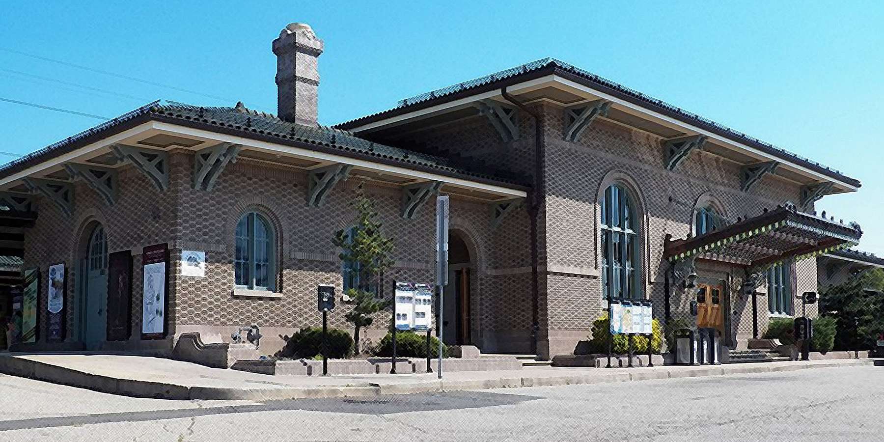 Photo of the Train Station in Morristown, New Jersey Photo of the Train Station in Morristown, New Jersey