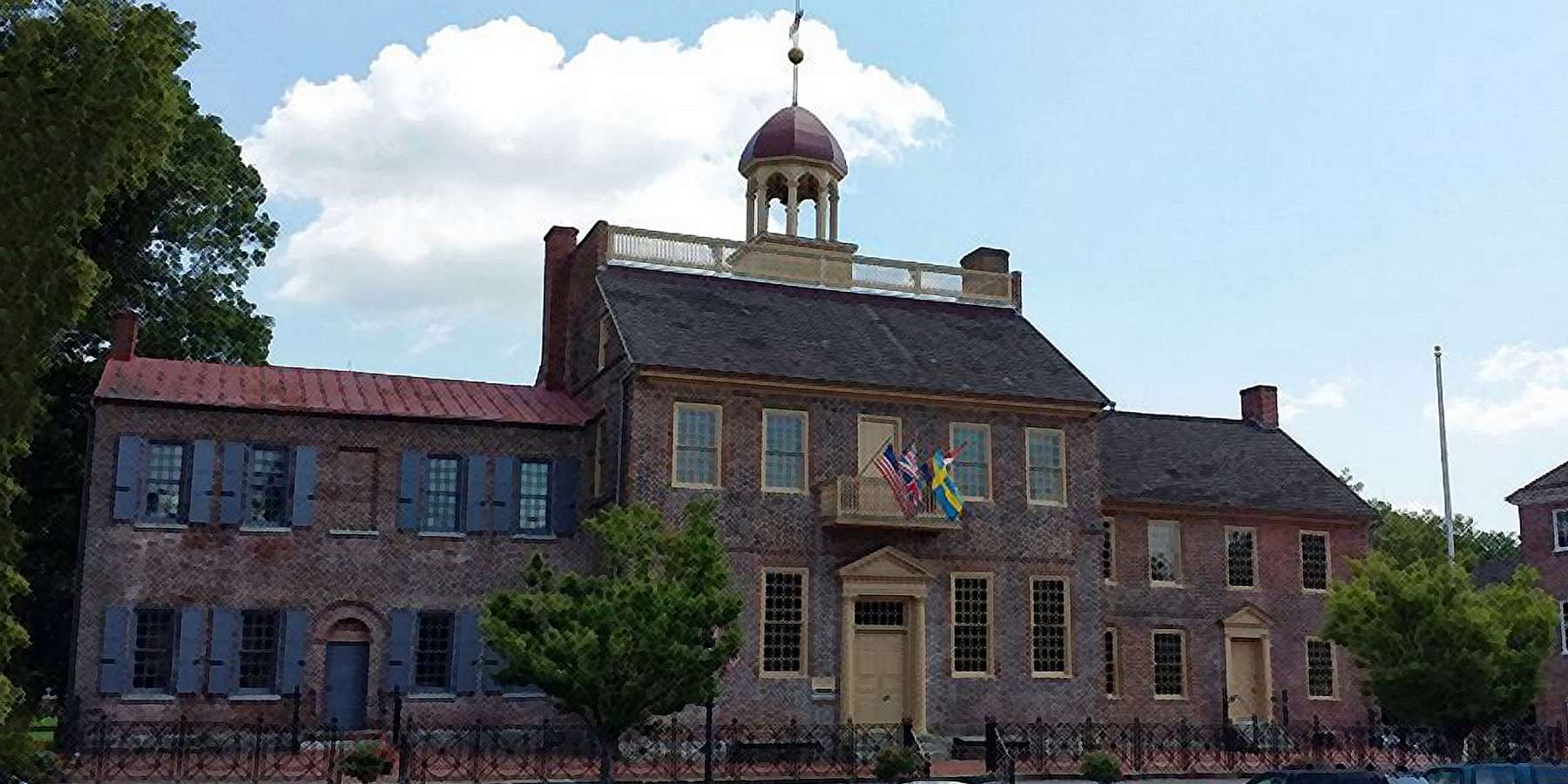 Photo of the Court House Museum in New Castle, Delaware Photo of the Court House Museum in New Castle, Delaware