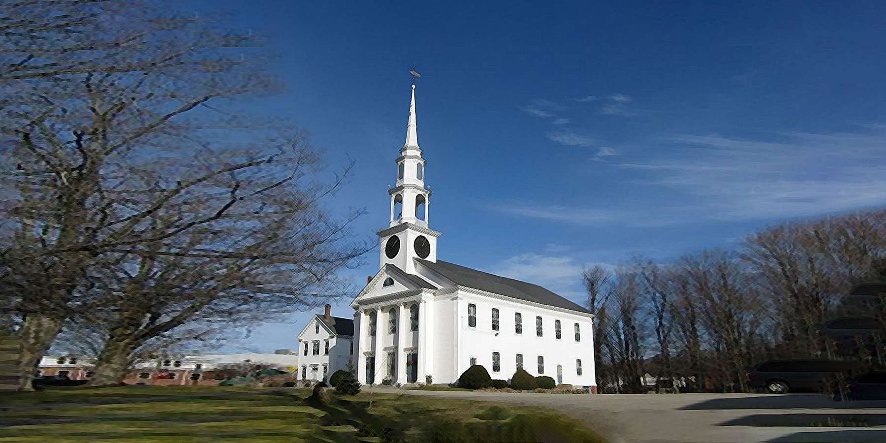 Photo of the First Congregational Church in North Brookfield, Massachusetts Photo of the First Congregational Church in North Brookfield, Massachusetts