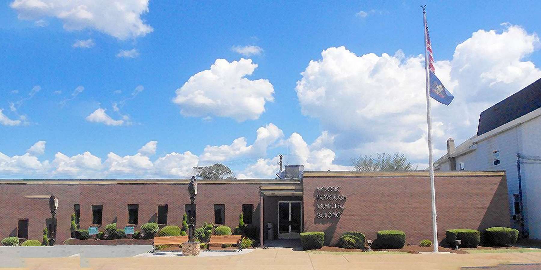 Photo of the Municipal Building in Moosic, Pennsylvania Photo of the Municipal Building in Moosic, Pennsylvania