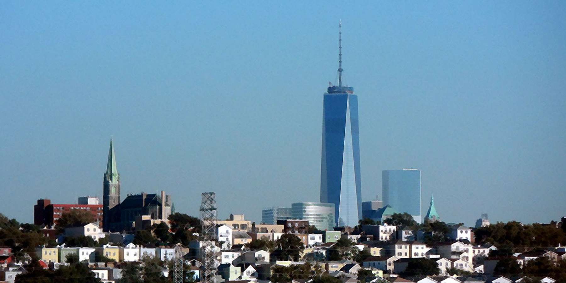 Photo of the North Bergen Skyline in North Bergen, New Jersey Photo of the North Bergen Skyline in North Bergen, New Jersey