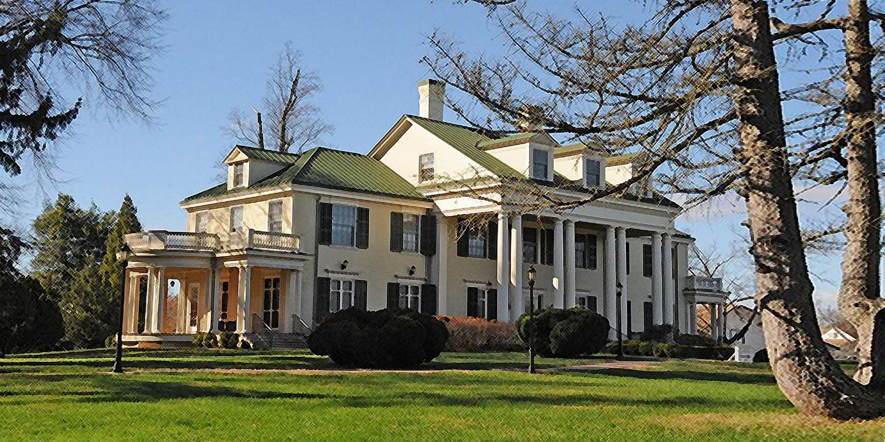 Photo of Thompson Mansion in Lincroft, New Jersey Photo of Thompson Mansion in Lincroft, New Jersey