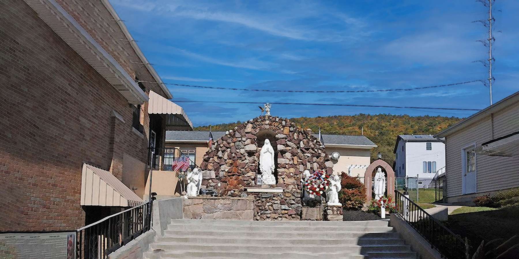 Photo of the Grotto in Nesquehoning, Pennsylvania Photo of the Grotto in Nesquehoning, Pennsylvania