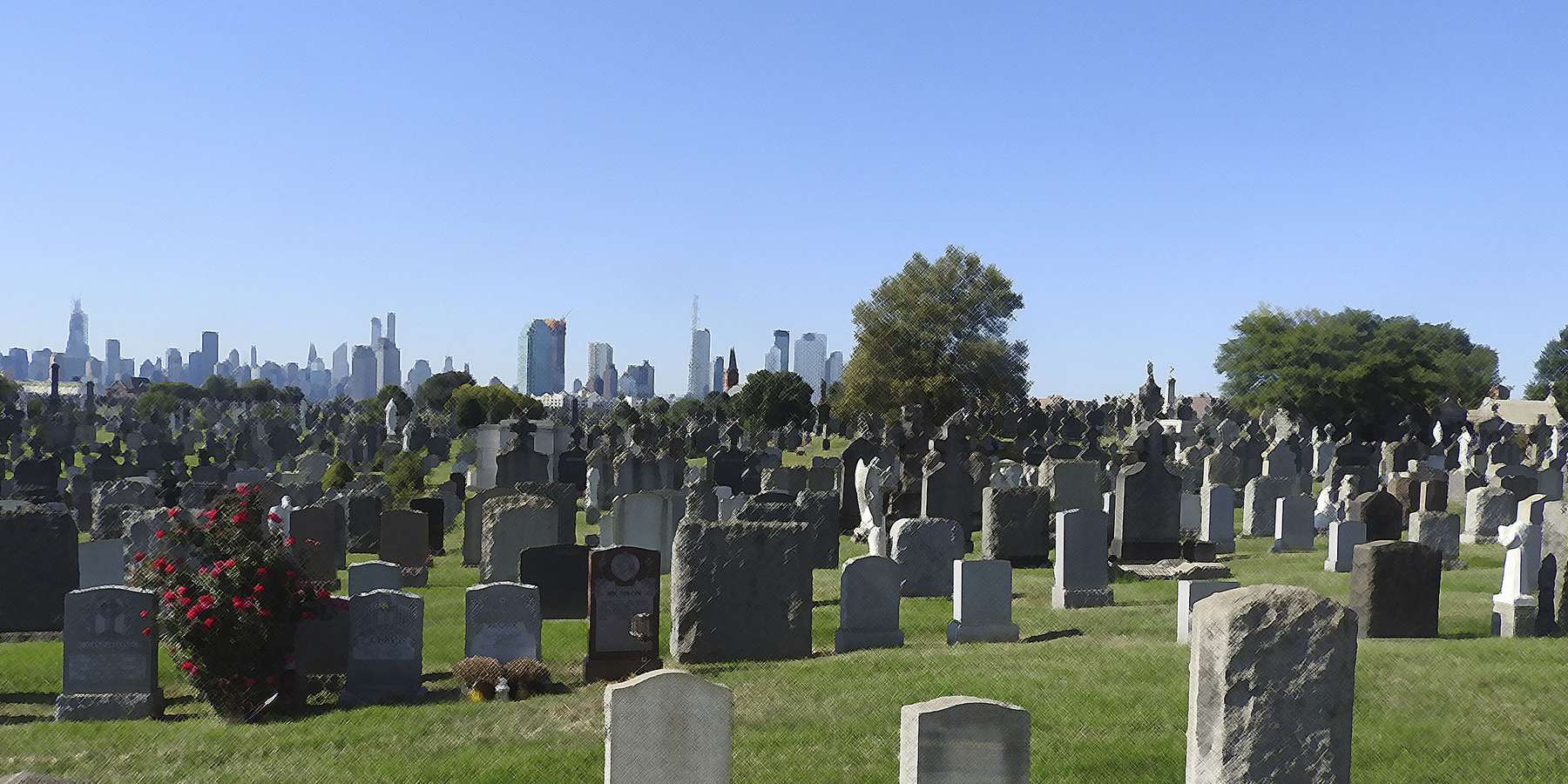 Photo of Calvary Cemetery in Laurel, New York Photo of Calvary Cemetery in Laurel, New York
