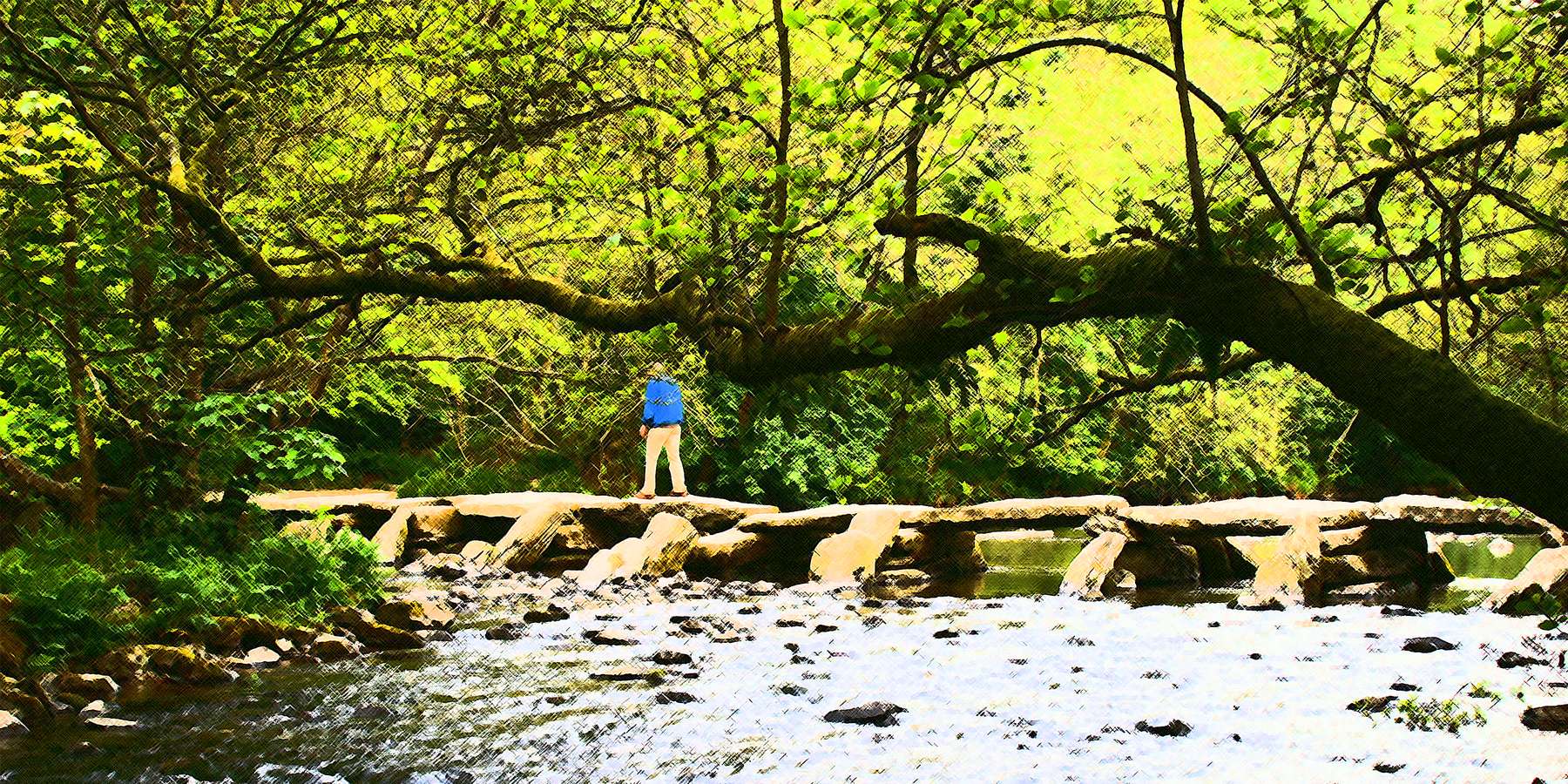 Photo of Tarr Steps Bridge in Tarrs, Pennsylvania Photo of Tarr Steps Bridge in Tarrs, Pennsylvania