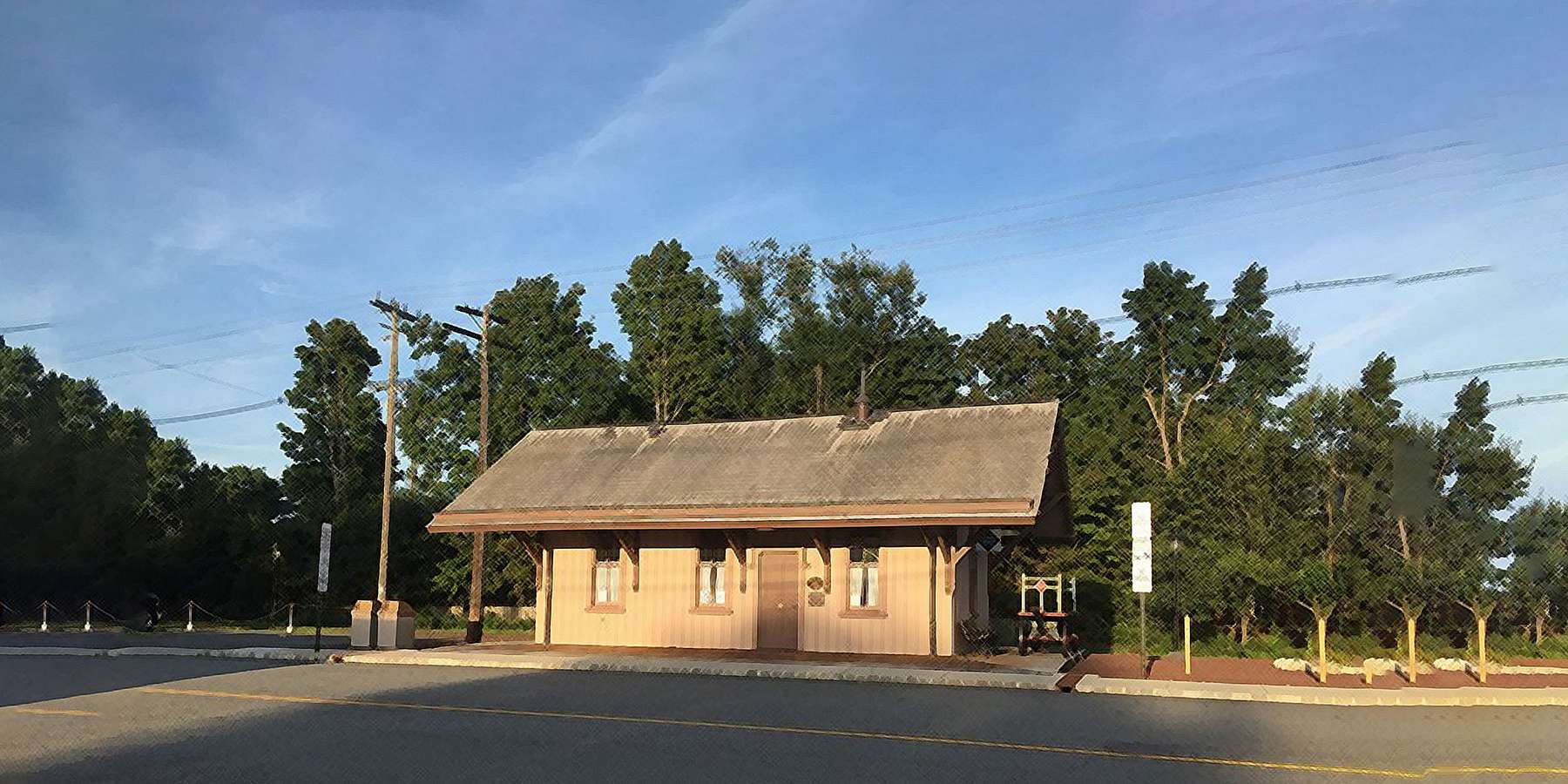 Photo of Railroad Station in Pompton Plains, New Jersey Photo of Railroad Station in Pompton Plains, New Jersey