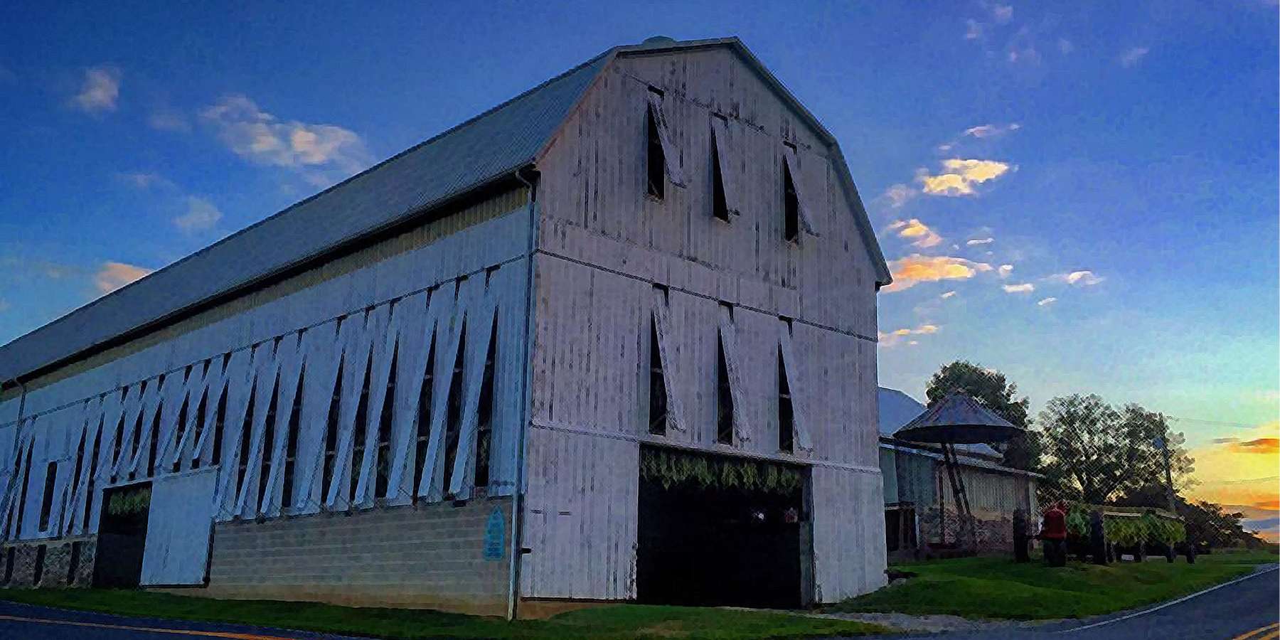 Photo of a Frey tobacco barn in Millersville, Maryland Photo of a Frey tobacco barn in Millersville, Maryland