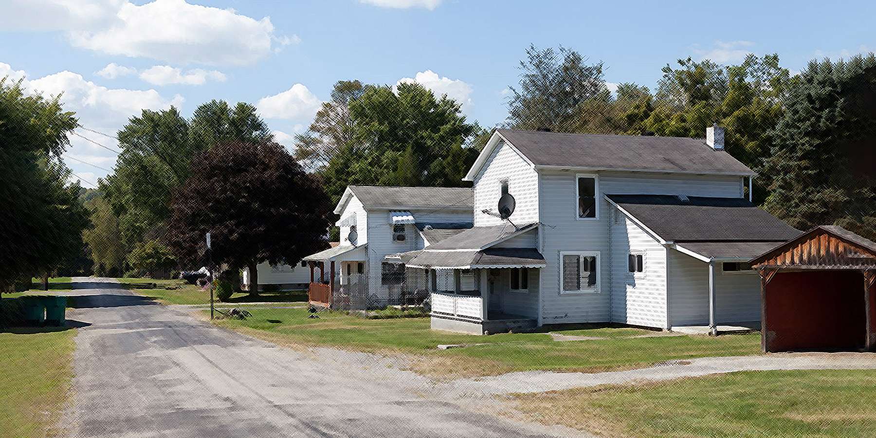 A photo of First Avenue and Main Street in Cadogan, Pennsylvania A photo of First Avenue and Main Street in Cadogan, Pennsylvania