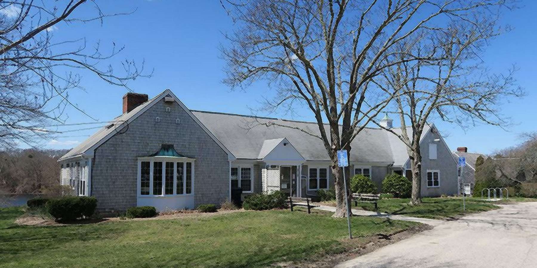 Photo of the Public Library in East Falmouth, Massachusetts Photo of the Public Library in East Falmouth, Massachusetts
