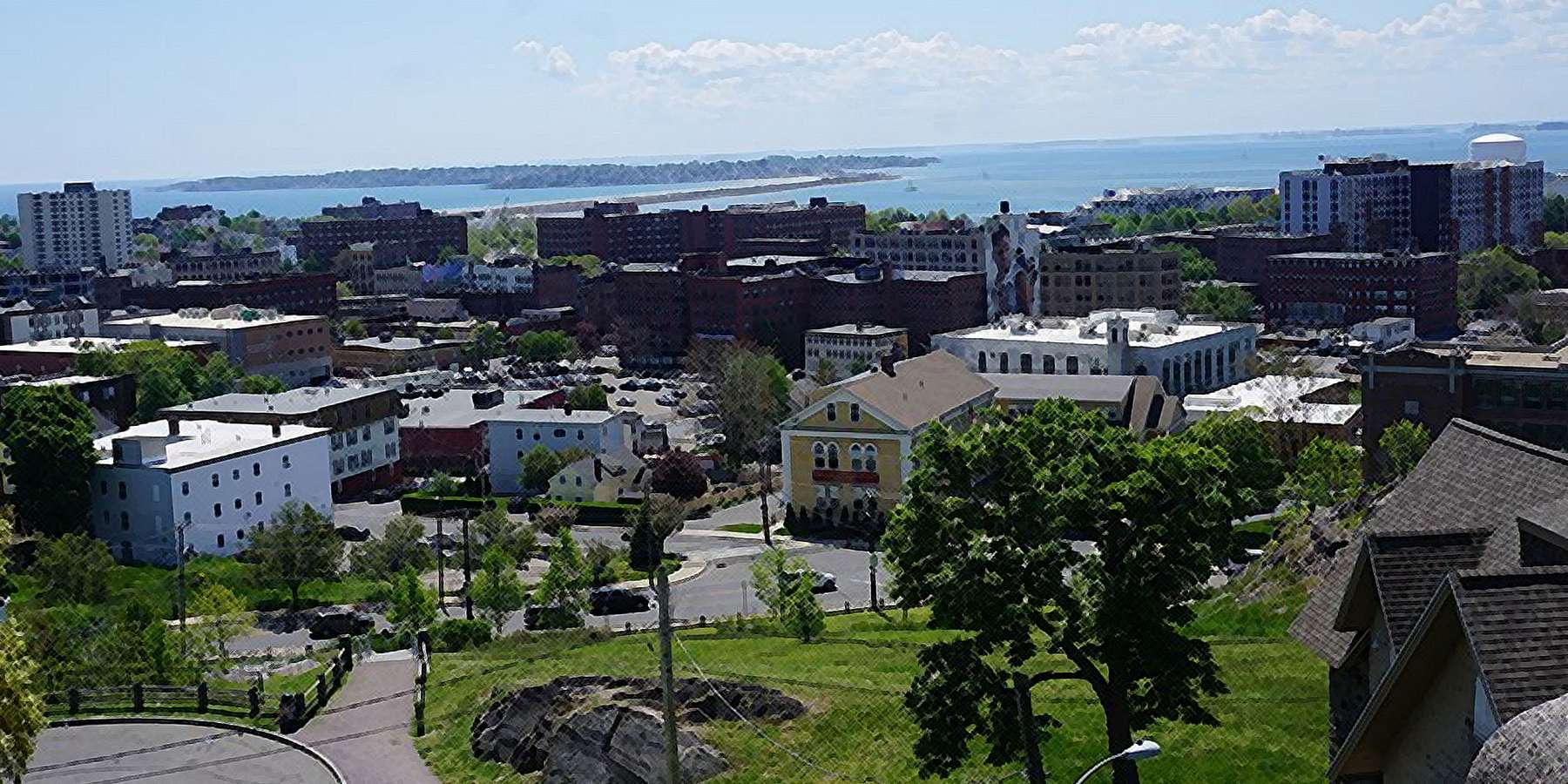 Panoramic View of Downtown Lynn, Massachusetts Panoramic View of Downtown Lynn, Massachusetts