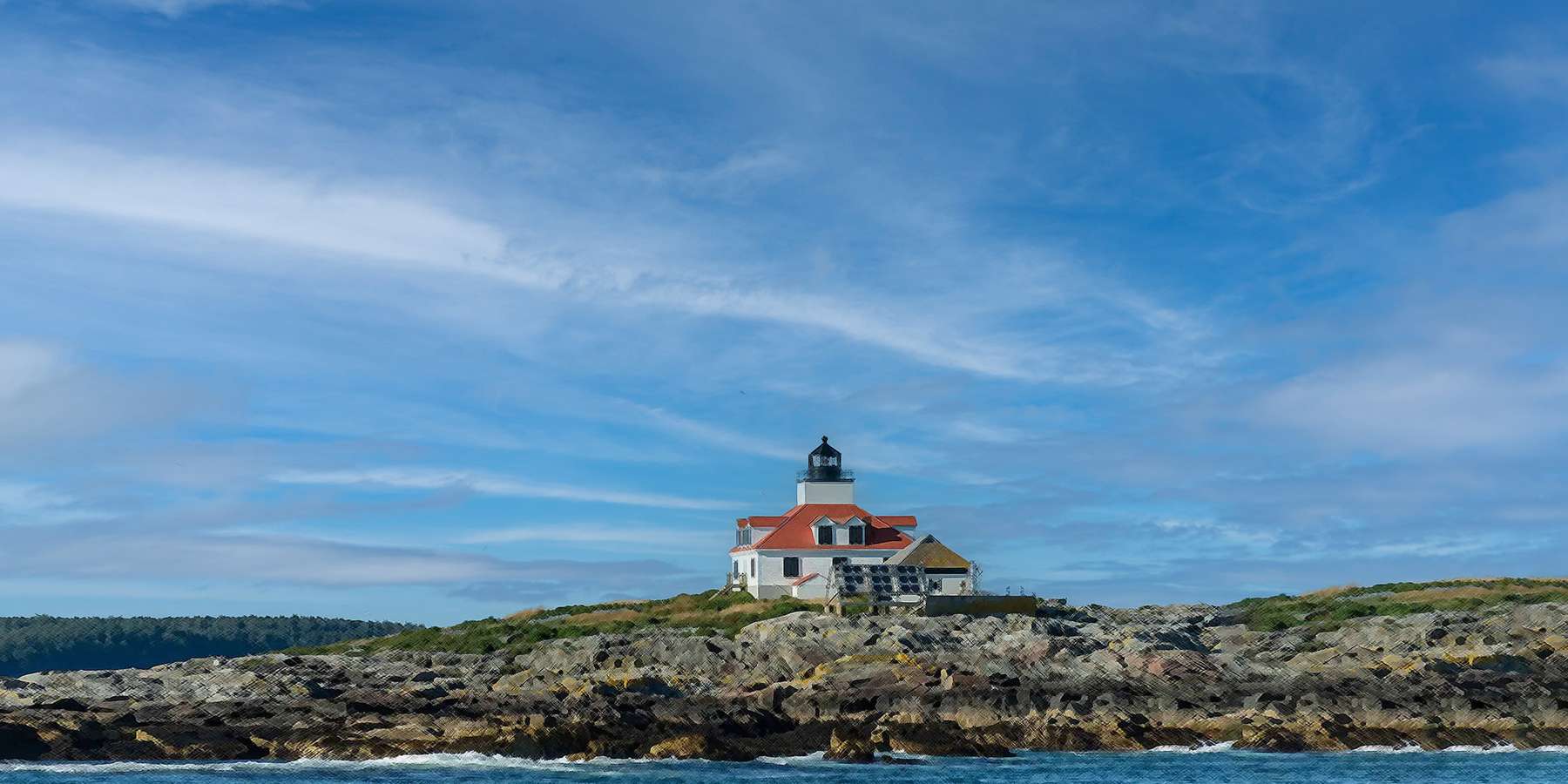 Photo of Egg Rock Lighthouse in Bar Harbor, Maine Photo of Egg Rock Lighthouse in Bar Harbor, Maine