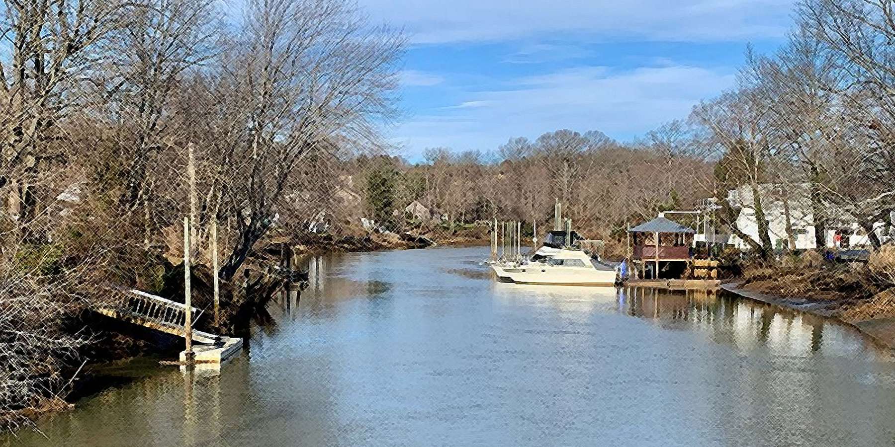 Photo of the South River in Old Bridge, New Jersey Photo of the South River in Old Bridge, New Jersey