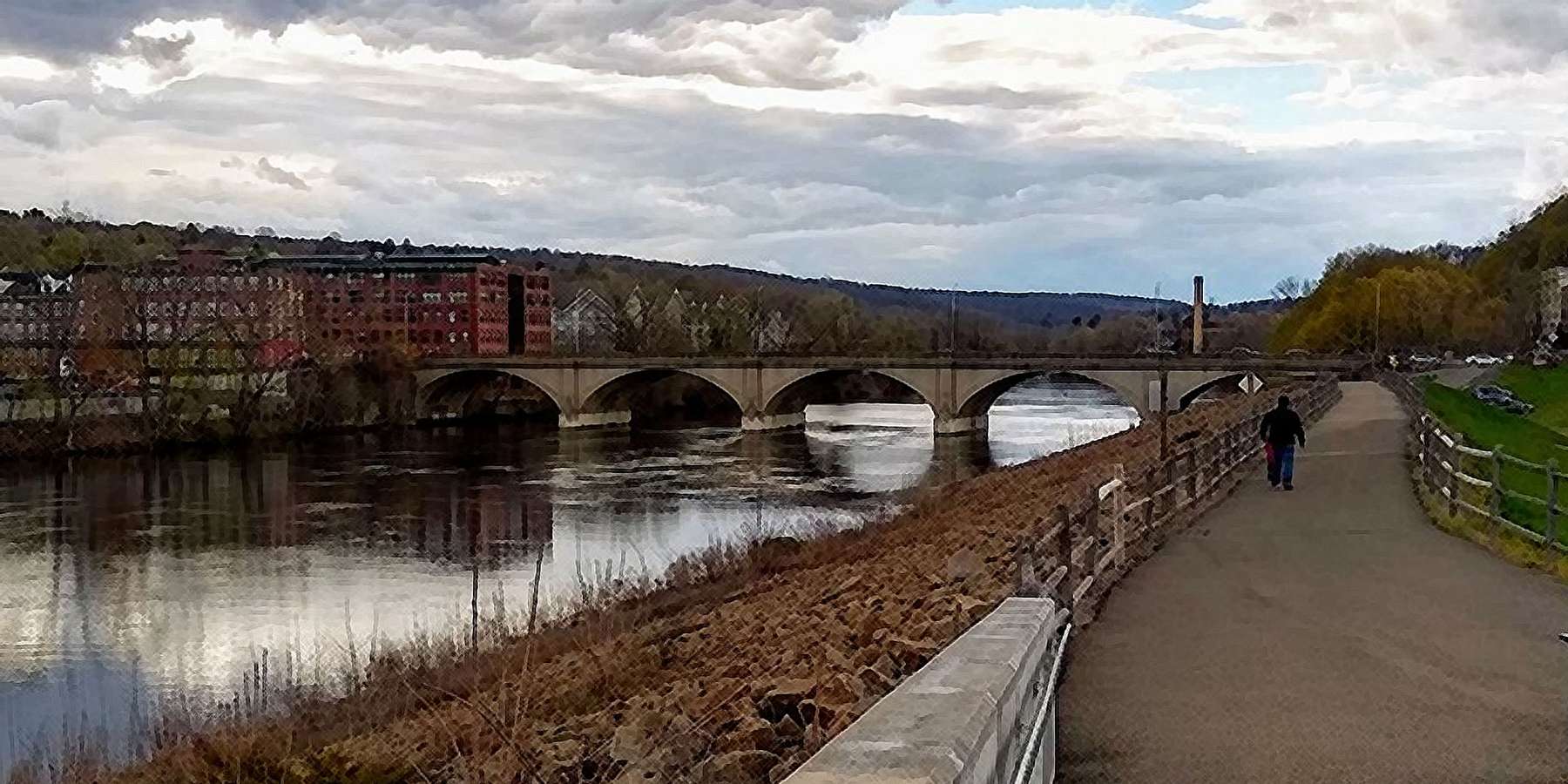 Photo of Derby-Shelton Bridge in Shelton, Connecticut Photo of Derby-Shelton Bridge in Shelton, Connecticut