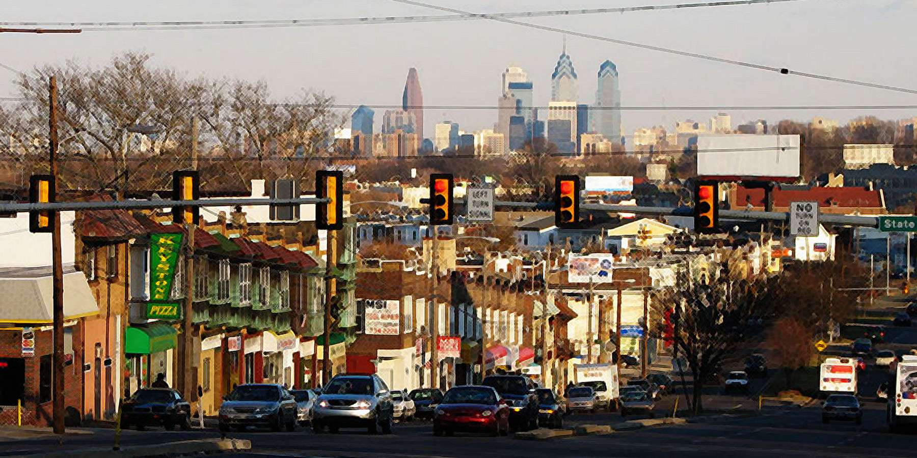 Photo of Main Street in Upper Darby, Pennsylvania Photo of Main Street in Upper Darby, Pennsylvania