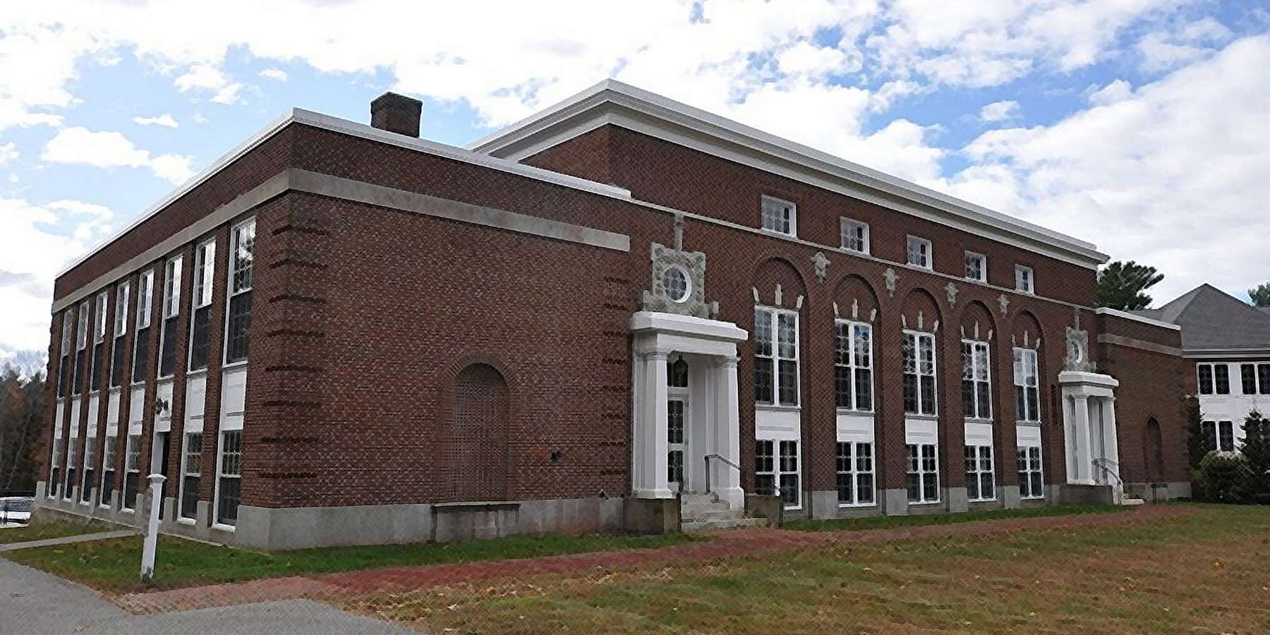 Photo of Scarborough High School in Scarborough, Maine Photo of Scarborough High School in Scarborough, Maine