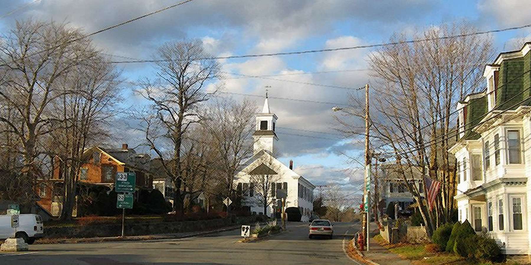 Photo of the First Congregational Church in Essex, Massachusetts Photo of the First Congregational Church in Essex, Massachusetts
