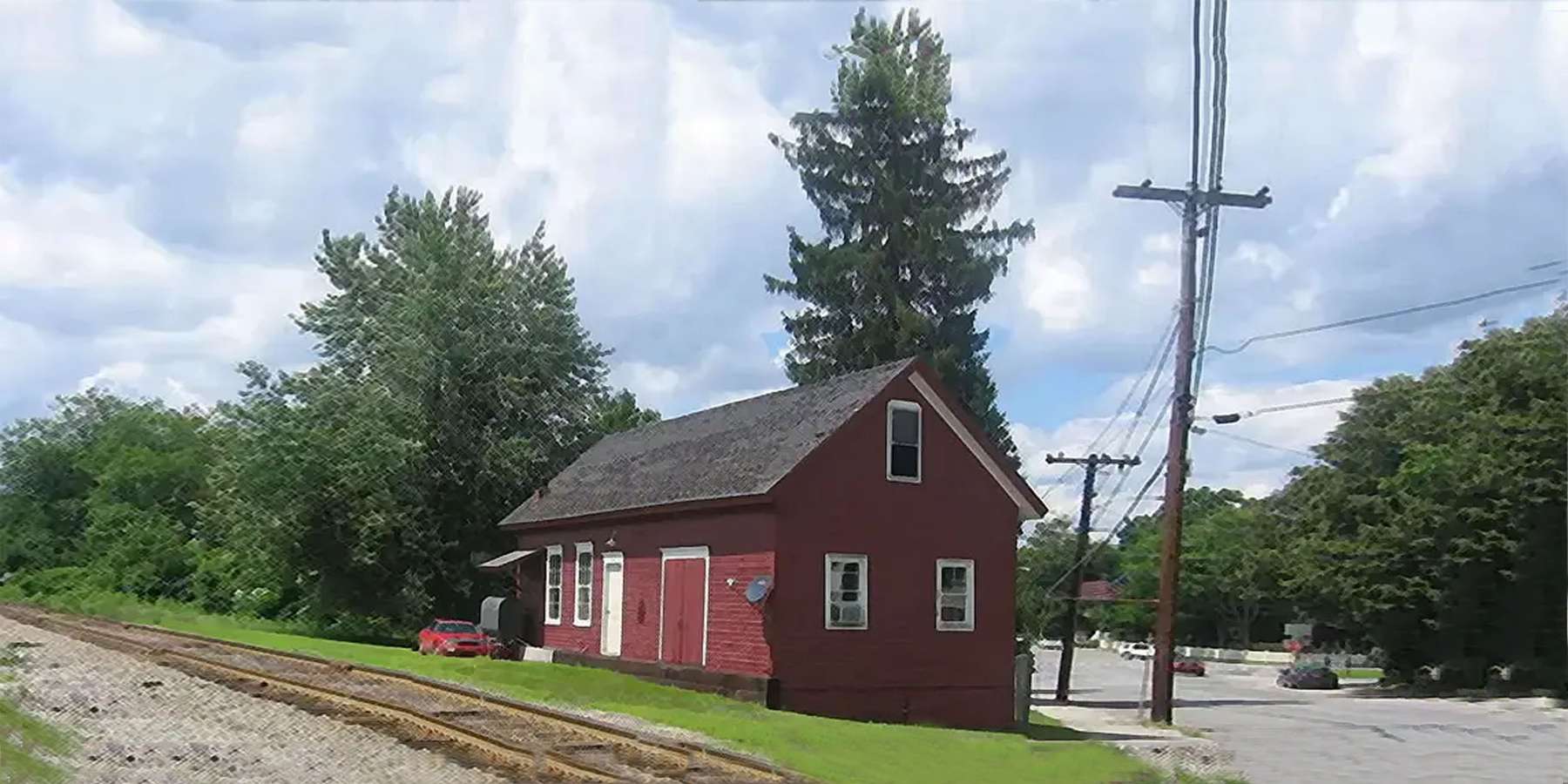 A photo of the Grand Trunk Station in Mechanic Falls, Maine A photo of the Grand Trunk Station in Mechanic Falls, Maine