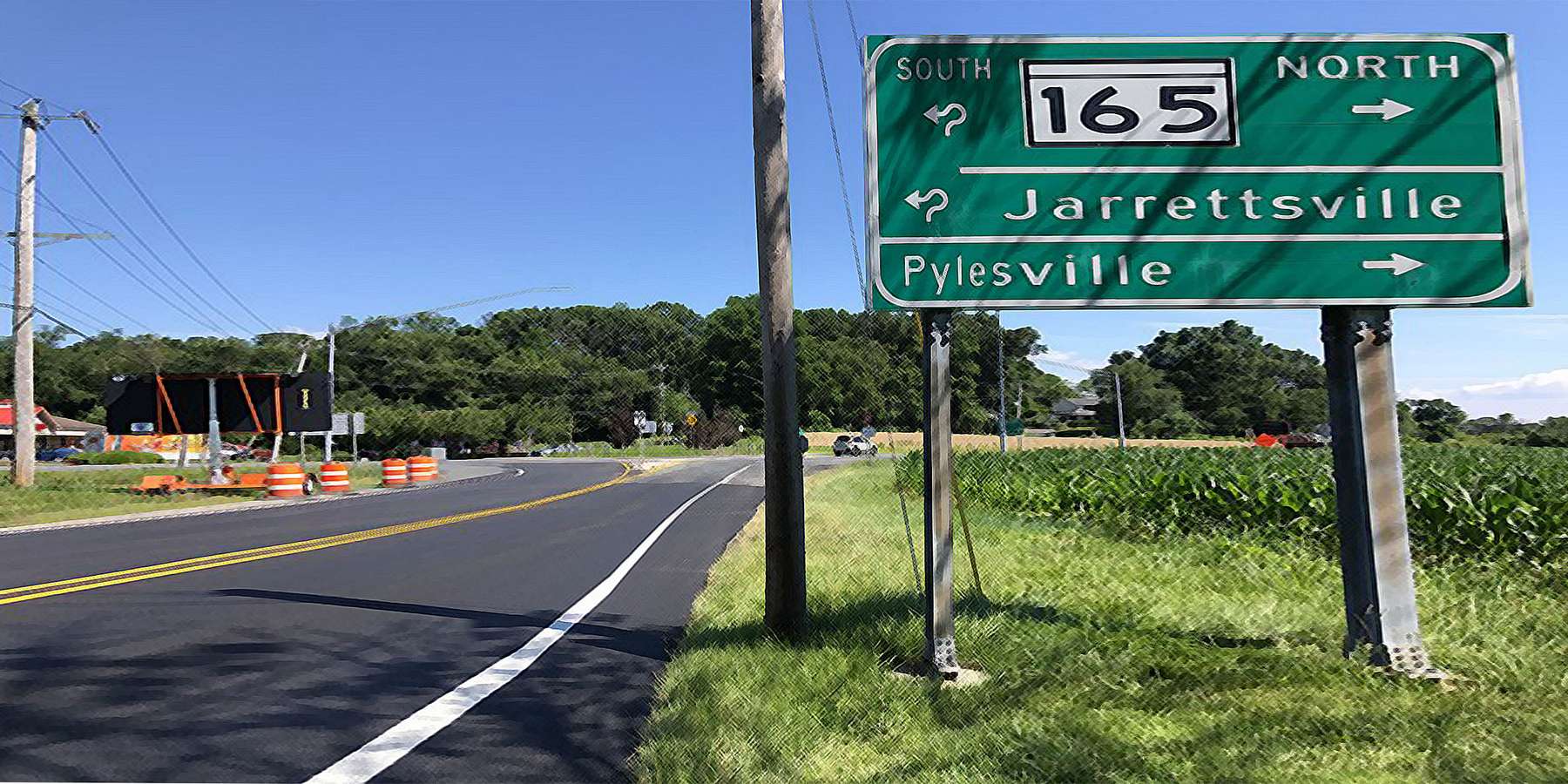 Photo of the Road in Pylesville, Maryland Photo of the Road in Pylesville, Maryland