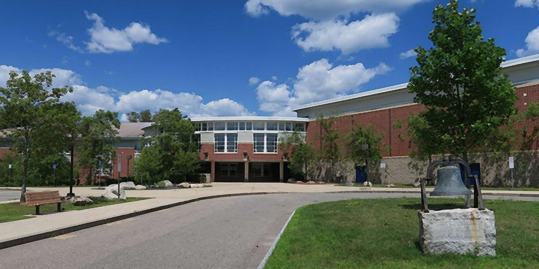 Photo of Medway High School in Medway, Massachusetts Photo of Medway High School in Medway, Massachusetts