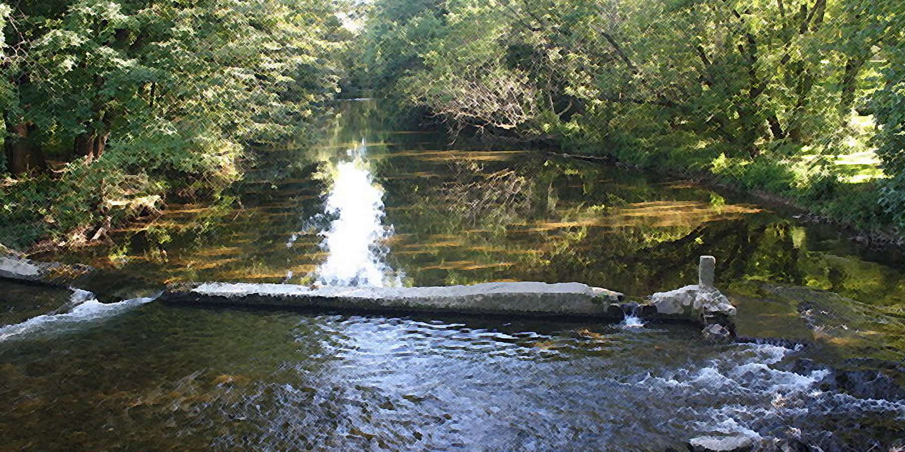 Photo of Saucon Creek in Hellertown, Pennsylvania Photo of Saucon Creek in Hellertown, Pennsylvania