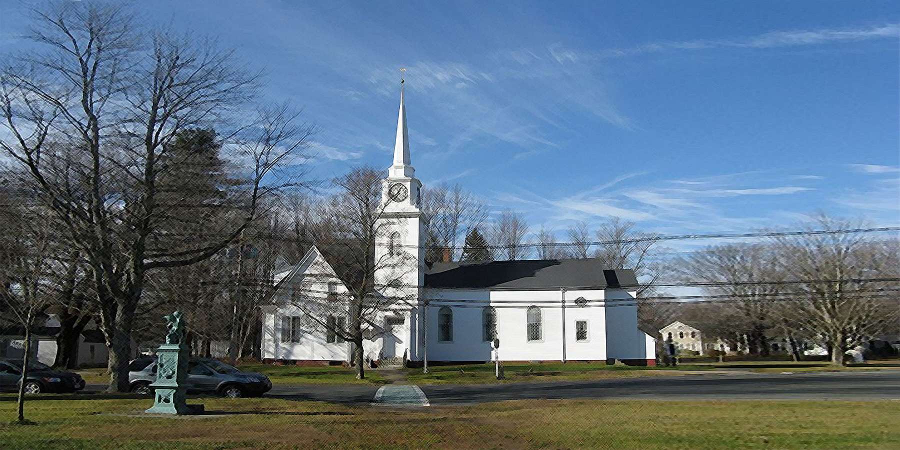 Photo of the First Congregational Church in West Brookfield, Massachusetts Photo of the First Congregational Church in West Brookfield, Massachusetts